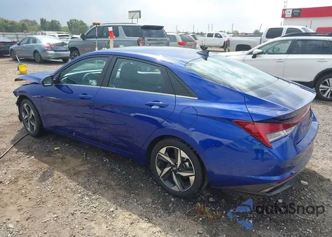 2023 Hyundai Elantra Limited z USA, uszkodzony, nr VIN KMHLP4AGXPU494734